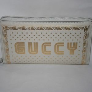GUCCI SEGA GUCCY ZIP AROUND WALLET NEW